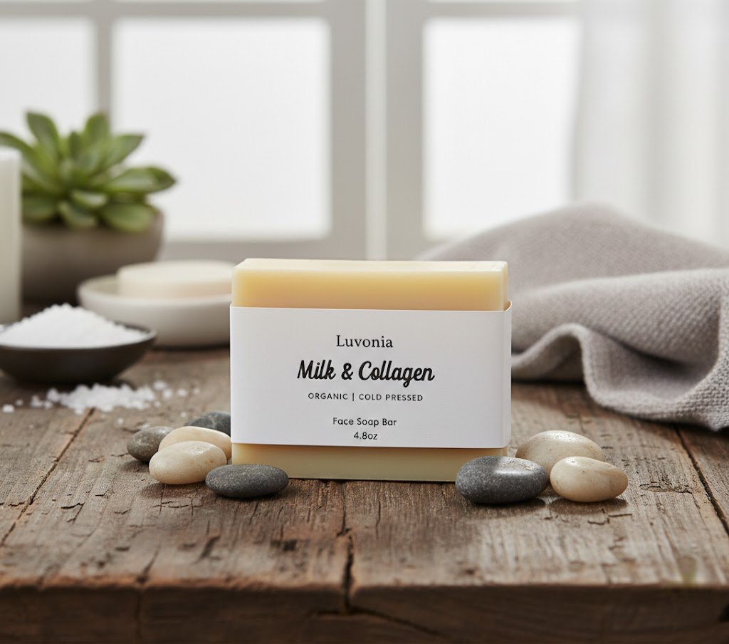 Milk & Collagen Face Soap Bar