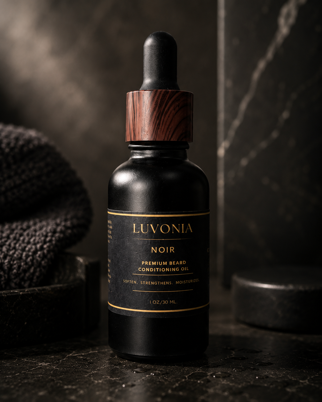 Luvonia Noir- Premium Beard Conditioning Oil